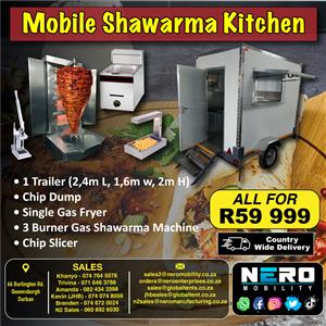 2.4m Mobile Shawarma Kitchen/Trailer For Sale 