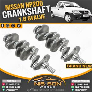 NISSAN NP200 1.6 8VALVE CRANKSHAFT