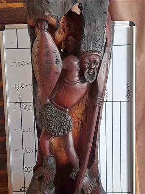Wooden sculpture