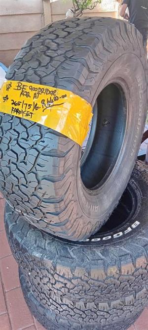 Farmset BF Goodridge ko2 tyres 16 inch