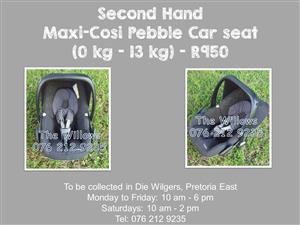 second hand maxi cosi car seat