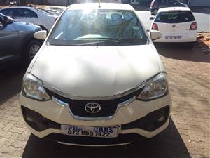 2017 Toyota Etios 1.5  sprint White ColorManual, Petrol