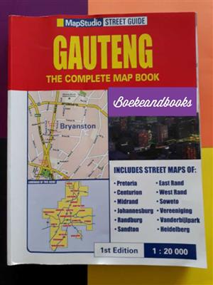 Gauteng The Complete Map Book Mapstudio Street Guide - 