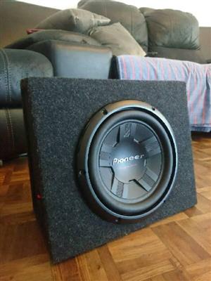 PIONEER CHAMPION SERIES 10 INCH SUB WOOFER BOXED & WIRED / NEW