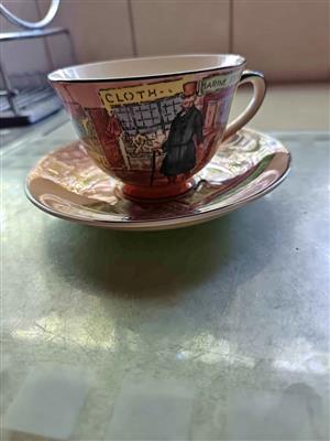 Beautiful Vintage Royal Doulton Dickens Ware Cup and   Saucer