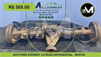 2010 FORD EVEREST 3.0 REAR DIFFERENTIAL - MV0743