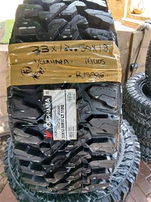 4x NEW Yokahama MUDS 18...33 inch