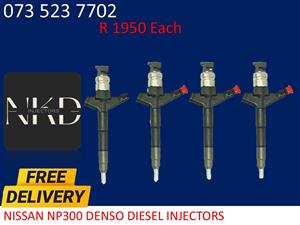 Nissan Np300 Denso Diesel injectors 