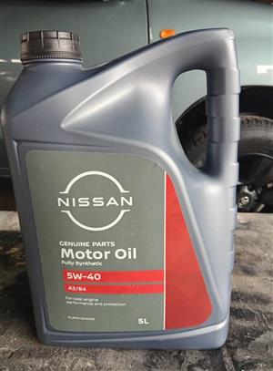 Nissan 5W-40 Synthetic Engine Oil For Sale