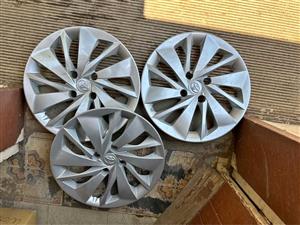 Toyota Vitz and Toyota Starlet 15” wheel cap covers 3pcs