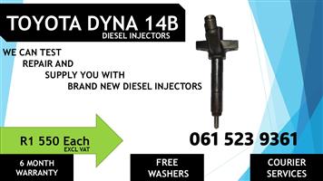 DIESEL INJECTORS FOR TOYOTA DYNA 14B FOR SALE 