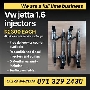 VW JETTA 1.6 INJECTORS FOR SALE WITH WARRANTY 