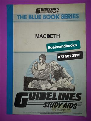 Macbeth - The Blue Book Series - Guidelines - Study Aids.