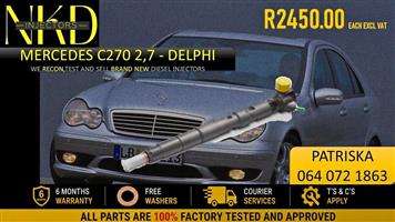 MERCEDES C270 -FAST DIESEL INJECTORS DELIVERY SUPPLY 