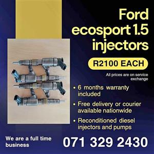 FORD ECOSPORT 1.5 INJECTORS FOR SALE WITH WARRANTY