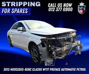 2013 Mercedes-Benz CLA200 W117 Preface Automatic Petrol – Stripping for Spares