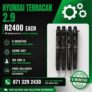 HYUNDAI TERRACAN 2.9 INJECTORS FOR SALE WITH WARRANTY 