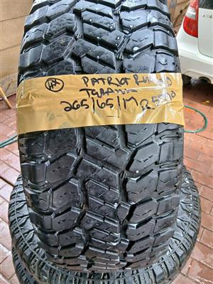 4x Patriot Rugged Terain 17 bakkie