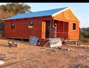 AD log house for sale