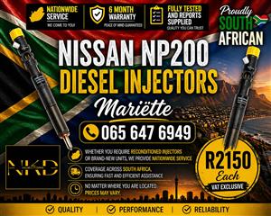 6 Months warranty NP200 1.5 DCI Injectors
