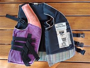 Purple Zero 20kg kids life jacket