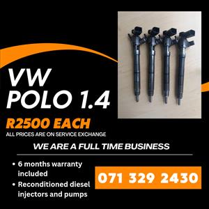 VW POLO 1.4 INJECTORS FOR SALE WITH WARRANTY 