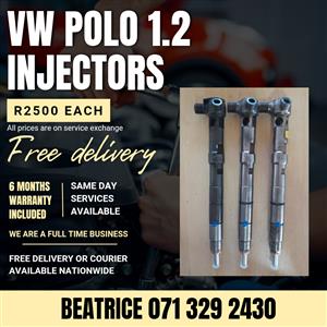 VW POLO 1.2 INJECTORS FOR SALE WITH WARRANTY 