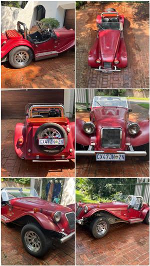 Two seater Lynx 3 litre V6 sports car. 