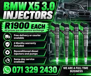 BMW X5 3.0 INJECTORS FOR SALE WITH WARRANTY 