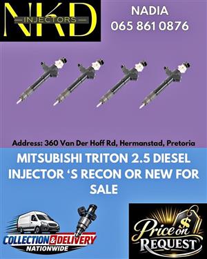 MITSUBISHI TRITON 2,5 DIESEL INJECTORS FOR SALE - 6 MONTHS WARRANTY