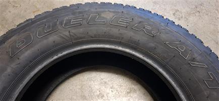 Bridgestone Dueler A/T 265 65 17, As new, never used. Only one avaialable. R1000