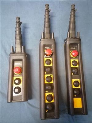 Demag DST controller pendants + electrical items
