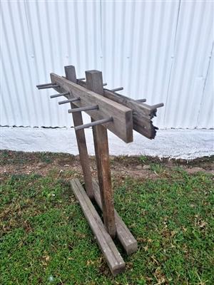 Wood Peg Stand FOR HIRE