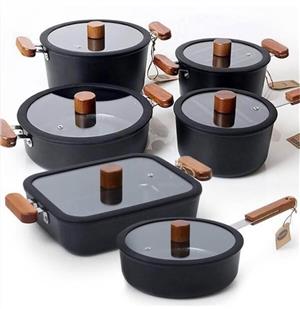 1OPCS NON-STICK STEEL STOCK POT SET For sale