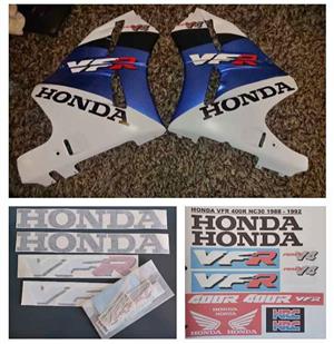 VFR 400R NC30 stickers decals kits