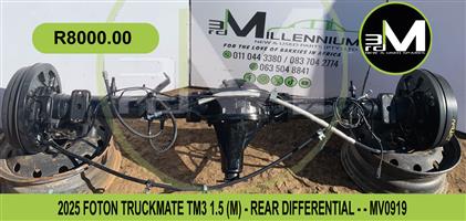 REAR DIFFERENTIAL - 2025 FOTON TRUCKMATE TM3
