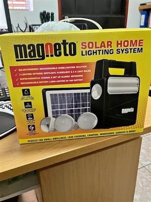 Magneto Solar Home Lighting System - New