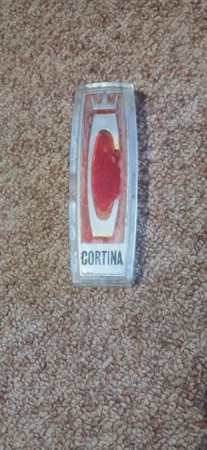 Cortina front grille badge