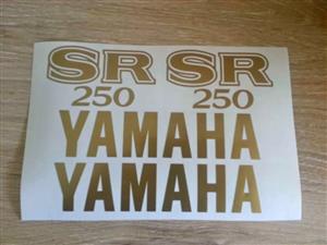 Yamaha SR 250 stickers decals sets