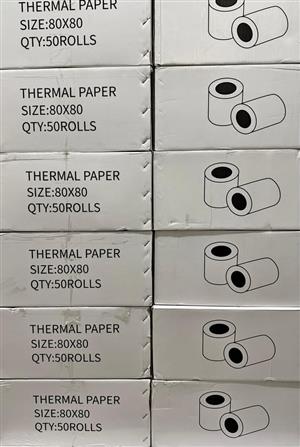 R425 - Thermal Till/POS Rolls  80 x 80 - ( Till Rolls / Point Of Sale Rolls ) - R470 a box