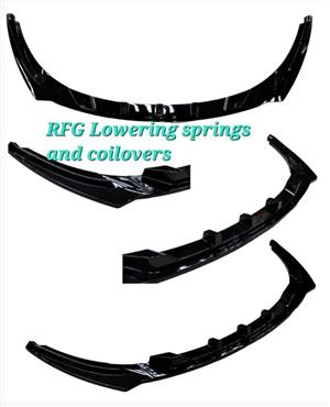 Vw Golf 5,6 gloss black front spoiler