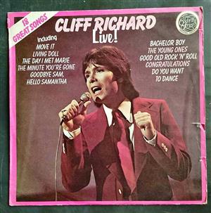 Cliff Richard - Live - 18 Great Songs LP Record