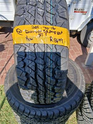 Set Of New Dunlop AT1....Grantrek 16 bakkie