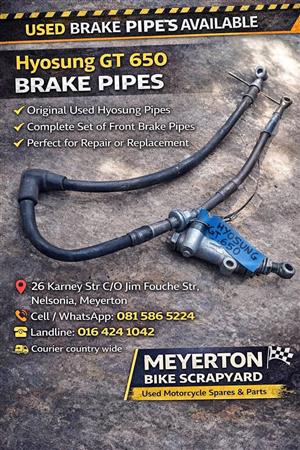 Hyosung GT 650 brake pipe