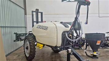New Revaro 2000l trailed boomsprayers for sale at Mad Farmer SA