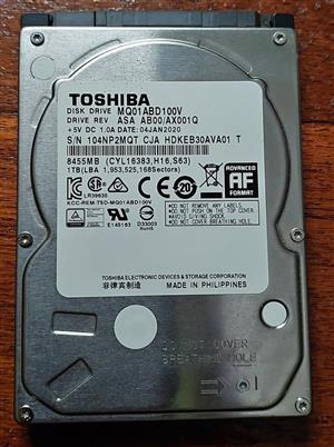 1TB Laptop hard drive 
