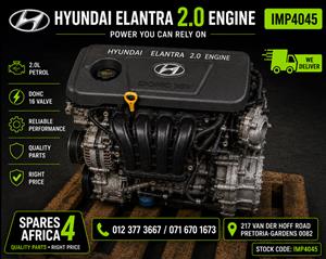 used Hyundai Elantra 2.0 Engine 