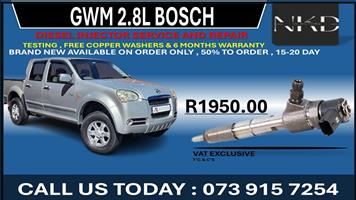 GWM 2.8L Diesel Injectors 