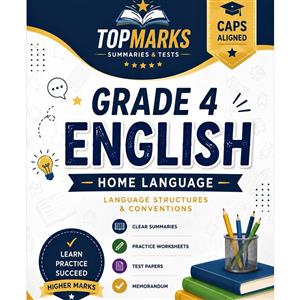 Grade 4 English Summary, Test, Worksheets & Memo | CAPS Aligned | Exam Prep Pack