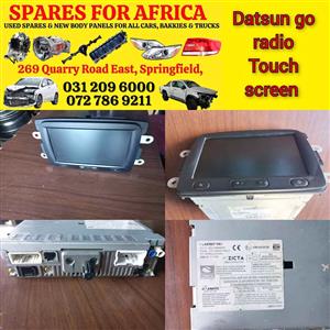 Datsun go radio touch screen in stock will also fit renault kwid available